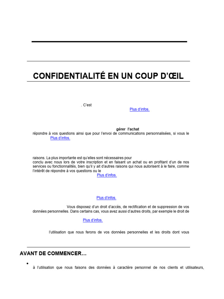 Politique de Confidentialité Bershka | PDF | Cookie (informatique ...