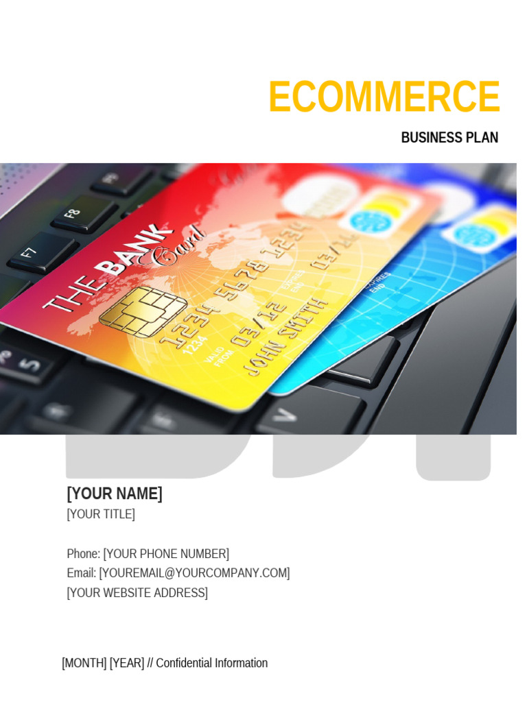 Ecommerce Business Plan Overview | PDF | E Commerce | Online Shopping