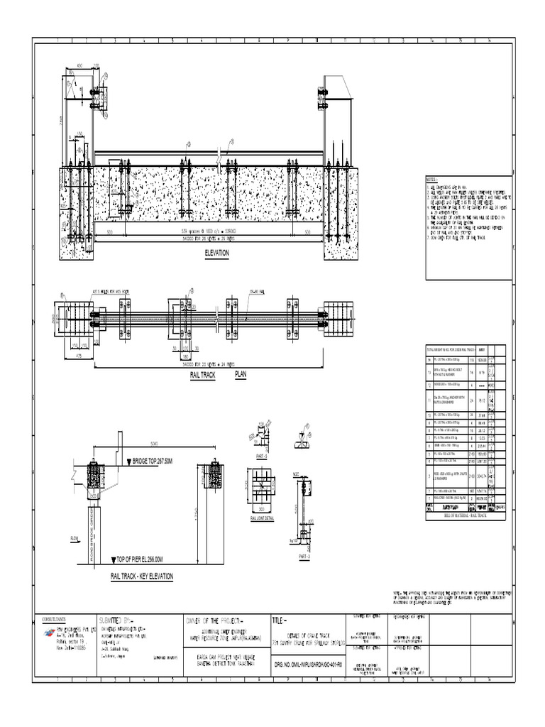 GC-401-R0 - Crane Track Details-Model | PDF