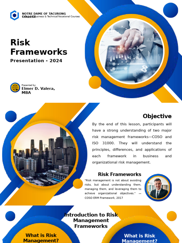 WEEK 3. Risk Frameworks | PDF | Risk Management | Risk