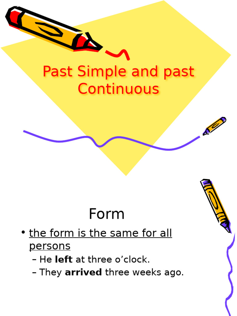 Past Simple and Past Continuous | PDF | Verb | Linguistic Typology