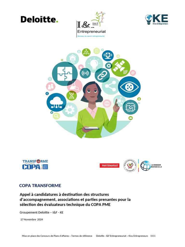 Appel à candidatures COPA TRANSFORME | PDF | Petite ou moyenne ...
