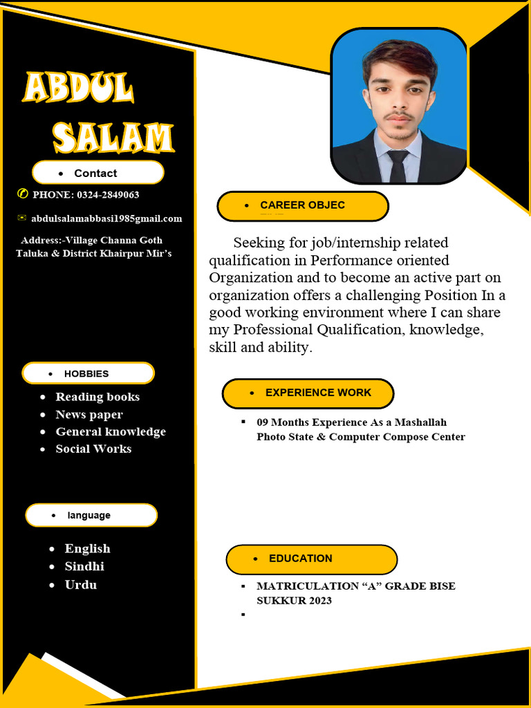 Job Seeker with 9 Months Experience | PDF