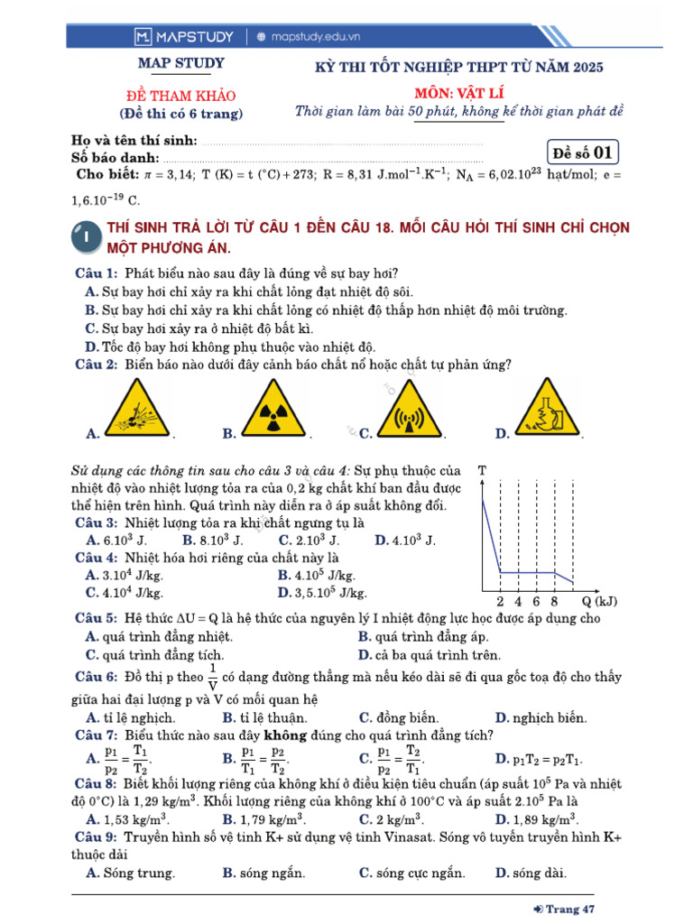 De Thi Thu Phat Trien Tu de Tham Khao 2025 - de So 1 1730027430403 | PDF