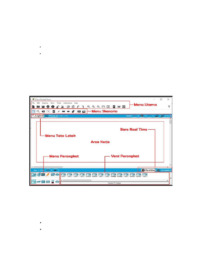 Pengenalan Cisco Packet Tracer 7.2 | PDF
