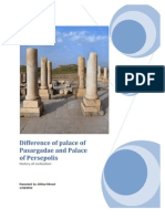 Difference of Palace of Pasargadae and Palace of Persepolis