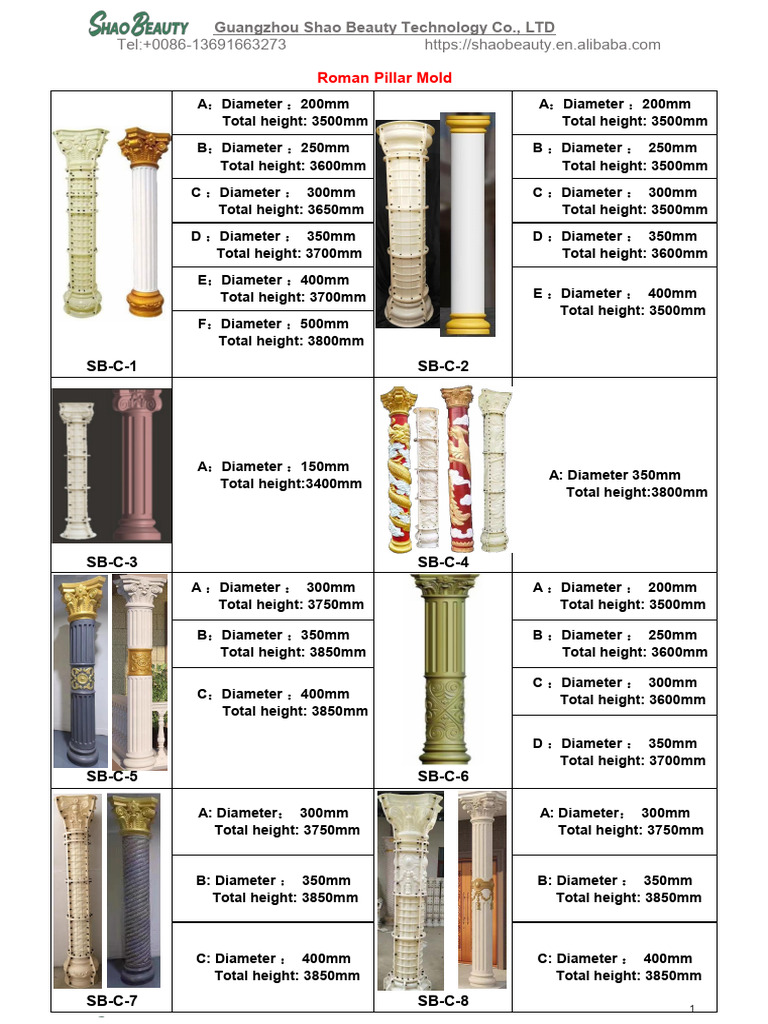 SB-Exterior Construction Molds - 2024 (2025-01-12 09 - 03 - 08) | PDF