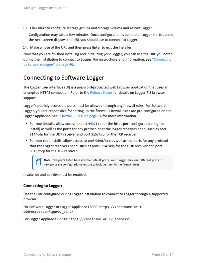 Logger Installation and Connection Guide | PDF