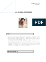 Currículo José Ignacio Correa Pil