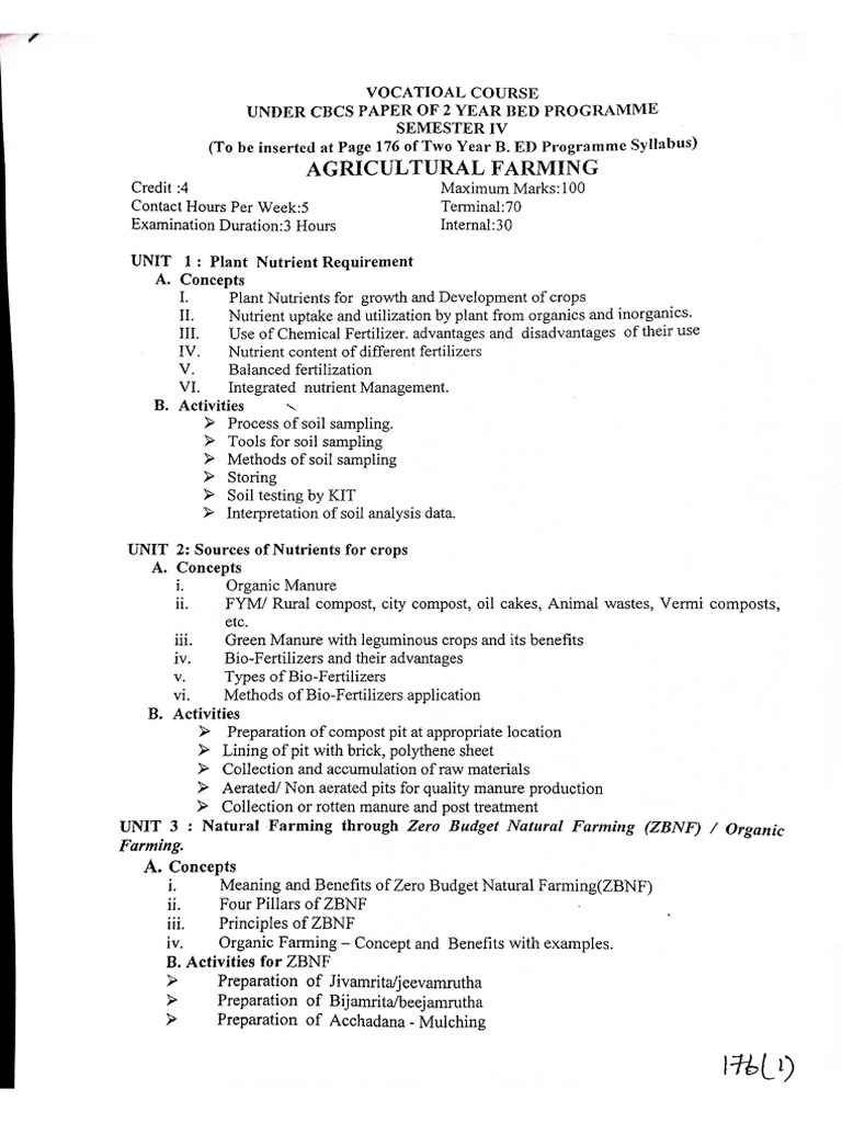 Agricultural Farming Pdf