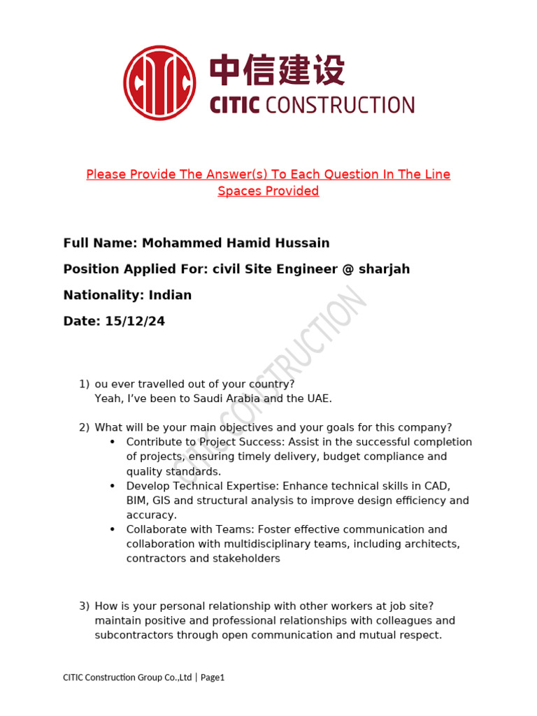 Questionnaire Document | PDF | Business