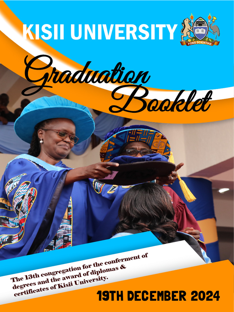 Kisii University Graduation 2024 Booklet | PDF | Academic Degree ...