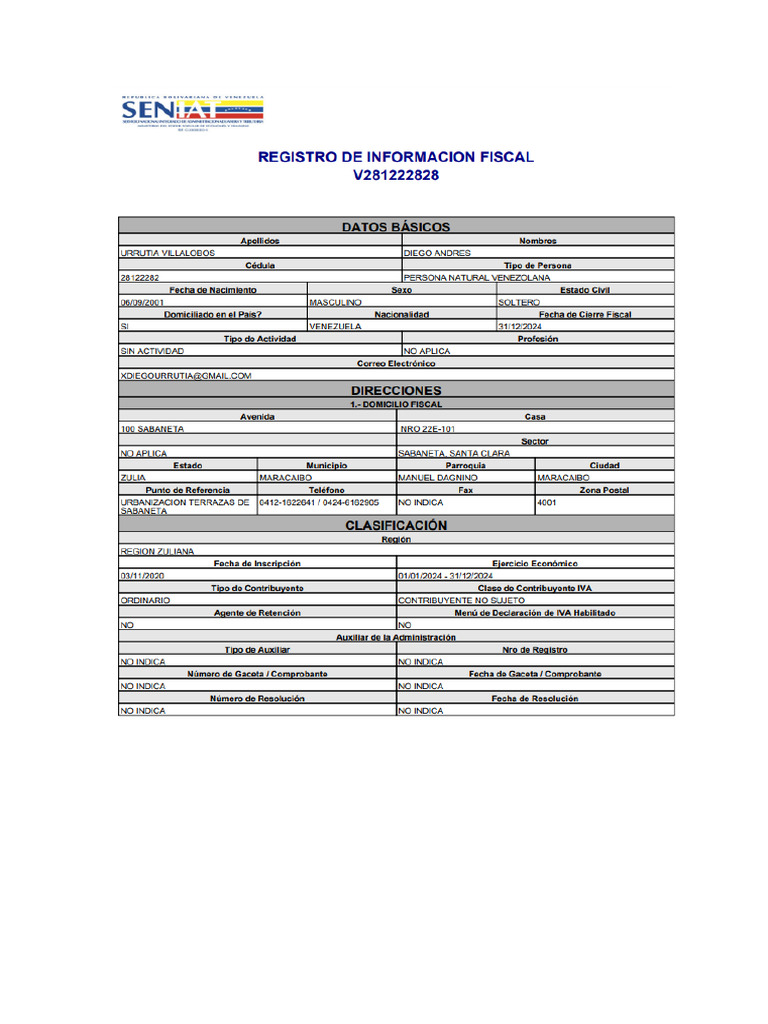 Rif Actualizado | PDF