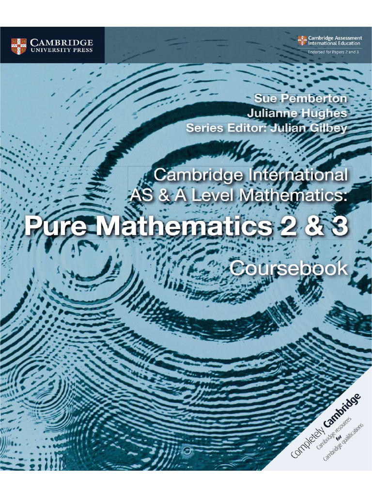 Pure Math 2 and 3 | PDF
