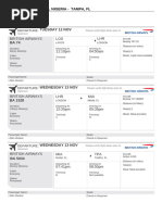 Fly Namibia Flight Schedule 2024 | PDF