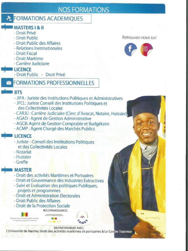 ISDD Nos Programmes | PDF