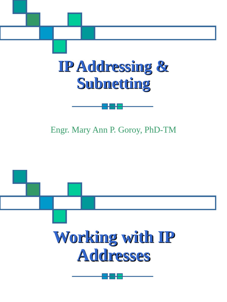 IP Addressing and Subnetting Guide | PDF | Computer Network | Ip Address