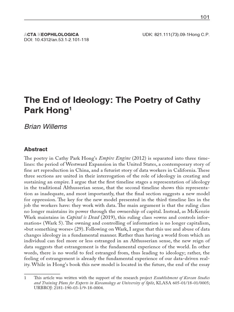 The End of Ideology | PDF