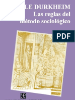 Durkheim Emile Las Reglas Del Metodo Sociologico