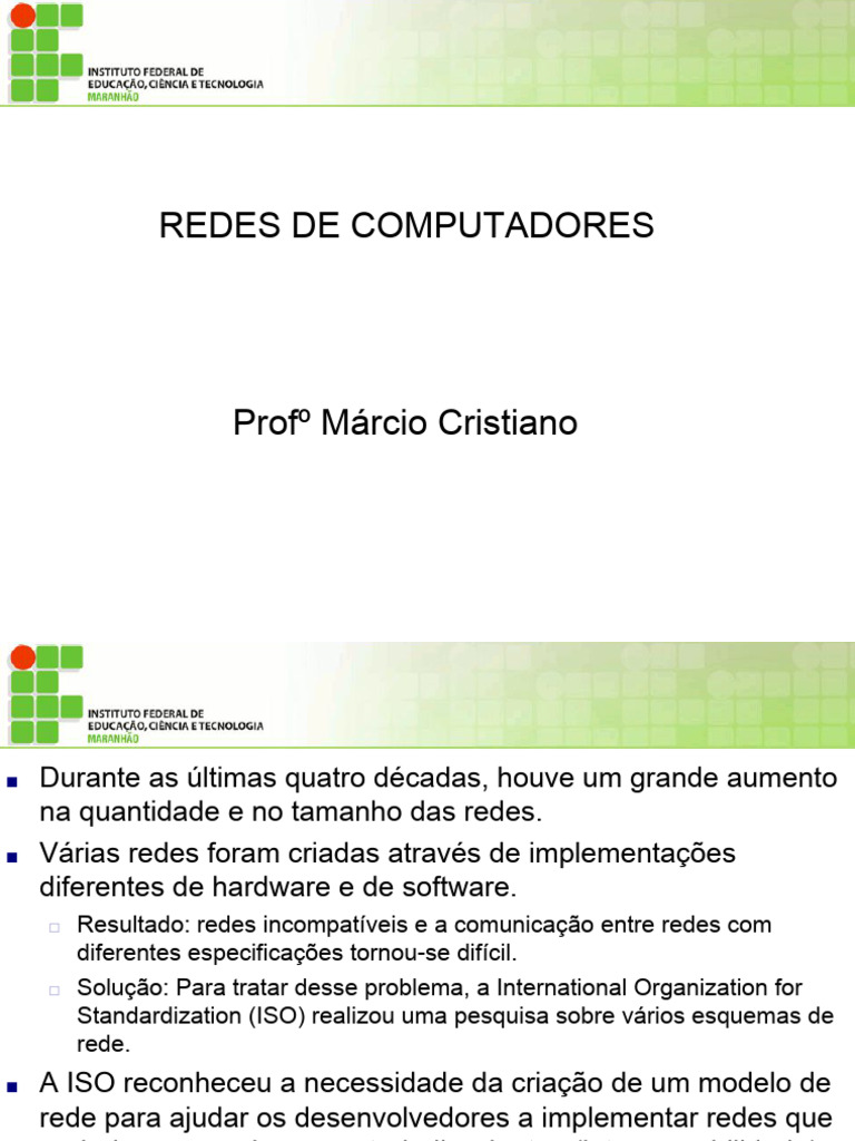 Entendendo o Modelo OSI em Redes | PDF | Rede de computadores | Modelo OSI