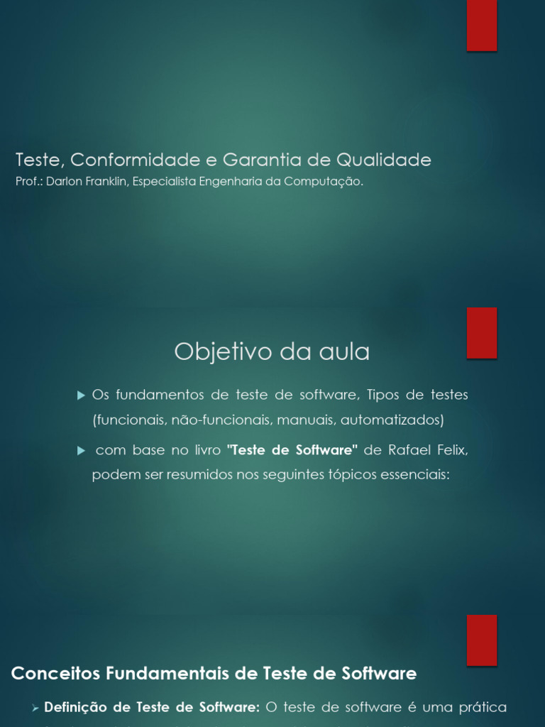 Tipos e Fundamentos de Teste de Software | PDF | Testes de software ...