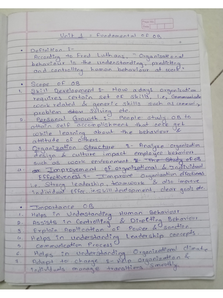 OB Notes | PDF