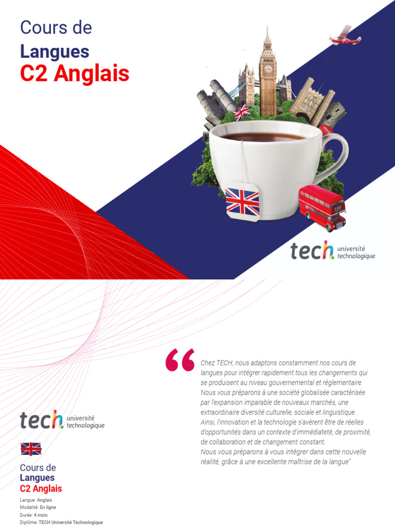 Cours en ligne Anglais Niveau C2 | PDF | Langue anglaise