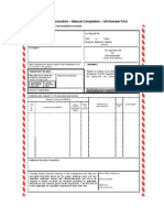 Shipper's Declaration - Manual Completion - UN Number First