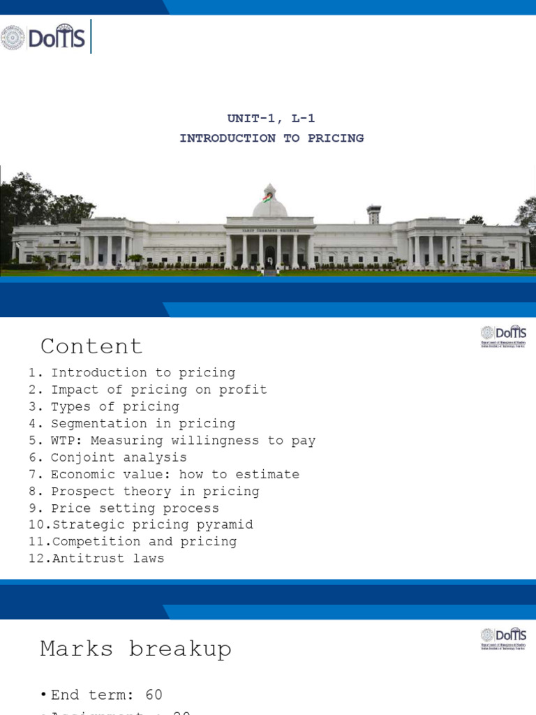 Pricing Strategies for Profit Maximization | PDF | Pricing | Sales