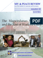 The Maguindanao Massacre and the Rise of Warlord Clans