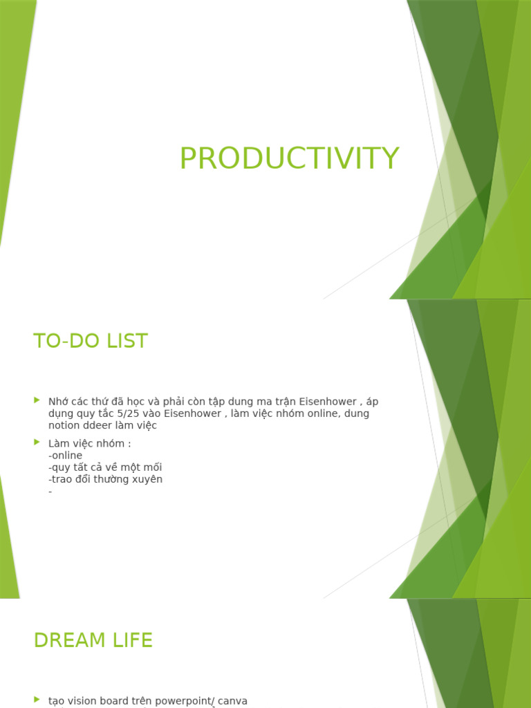 PRODUCTIVITY | PDF