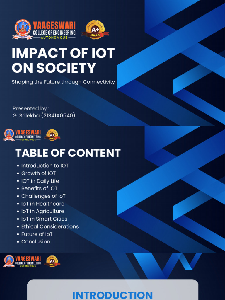 Impact of IoT On Society | PDF | Internet Of Things | Home Automation
