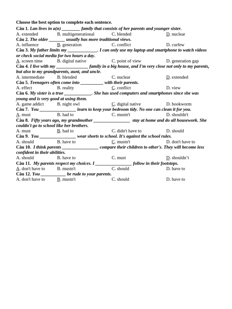 UNIT 2 (Looking Back) | PDF