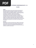 Download Veterinary Neuropharmacology VPT 321 Lecture Notes TANUVAS by Sunil SN81796723 doc pdf