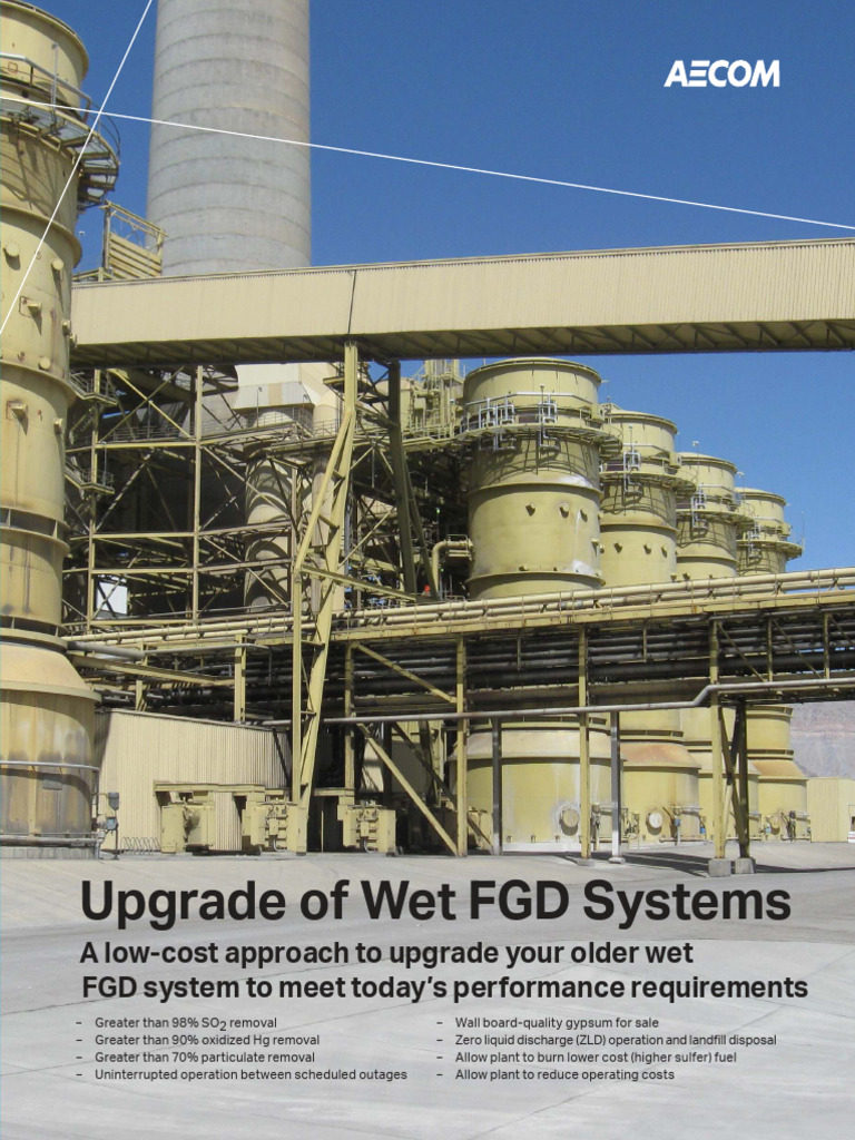 Upgrade Strategies for Wet FGD Systems | PDF | Gases | Environmental ...