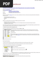 Coretan Tentang Autocad Dan Excel