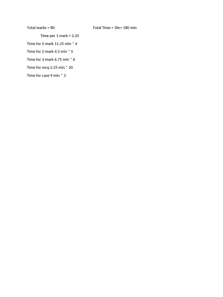 Exam Time Management Guide | PDF