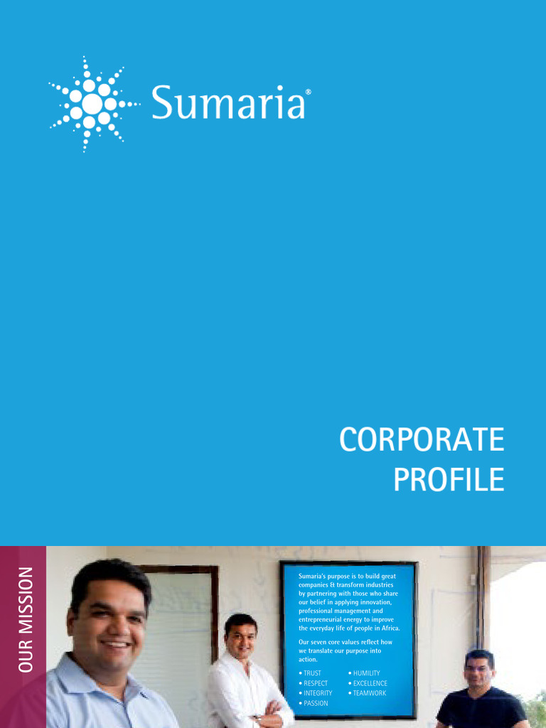 Sumaria Group: Transforming East Africa | PDF | Brand | Kenya