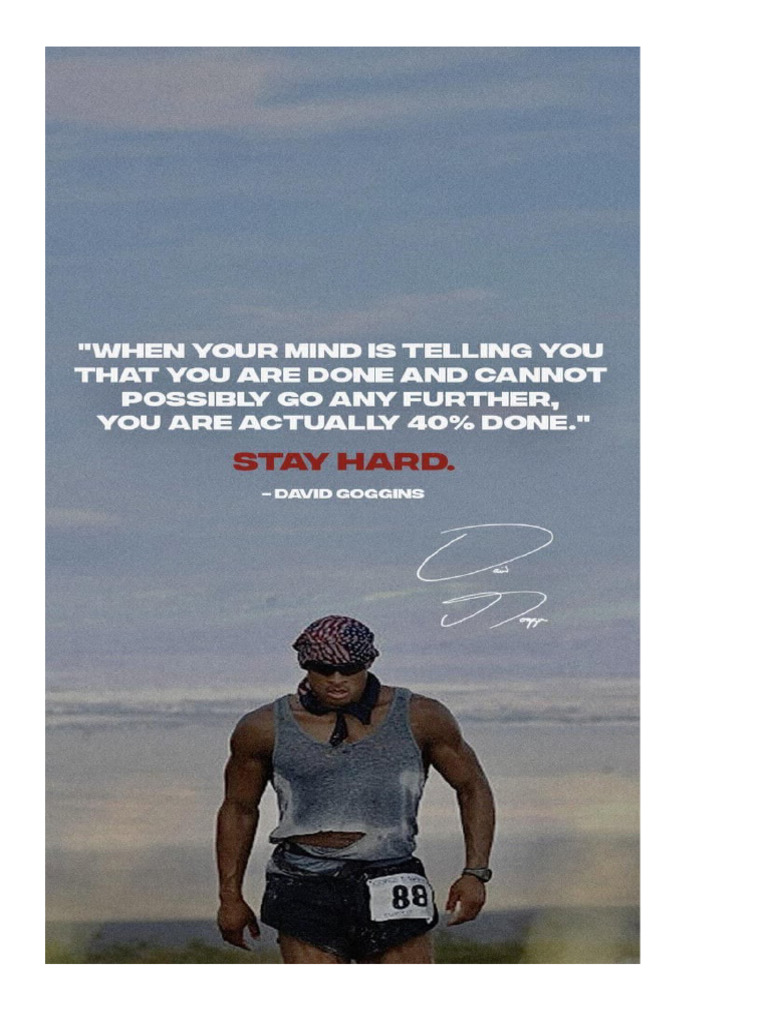Stay Hard - by David Goggins | PDF