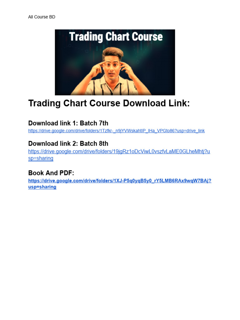 Trading Chart Course Download Links | PDF