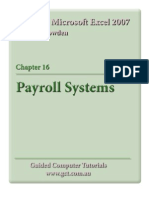 18022935 Learning Microsoft Excel 2007 Payroll Systems
