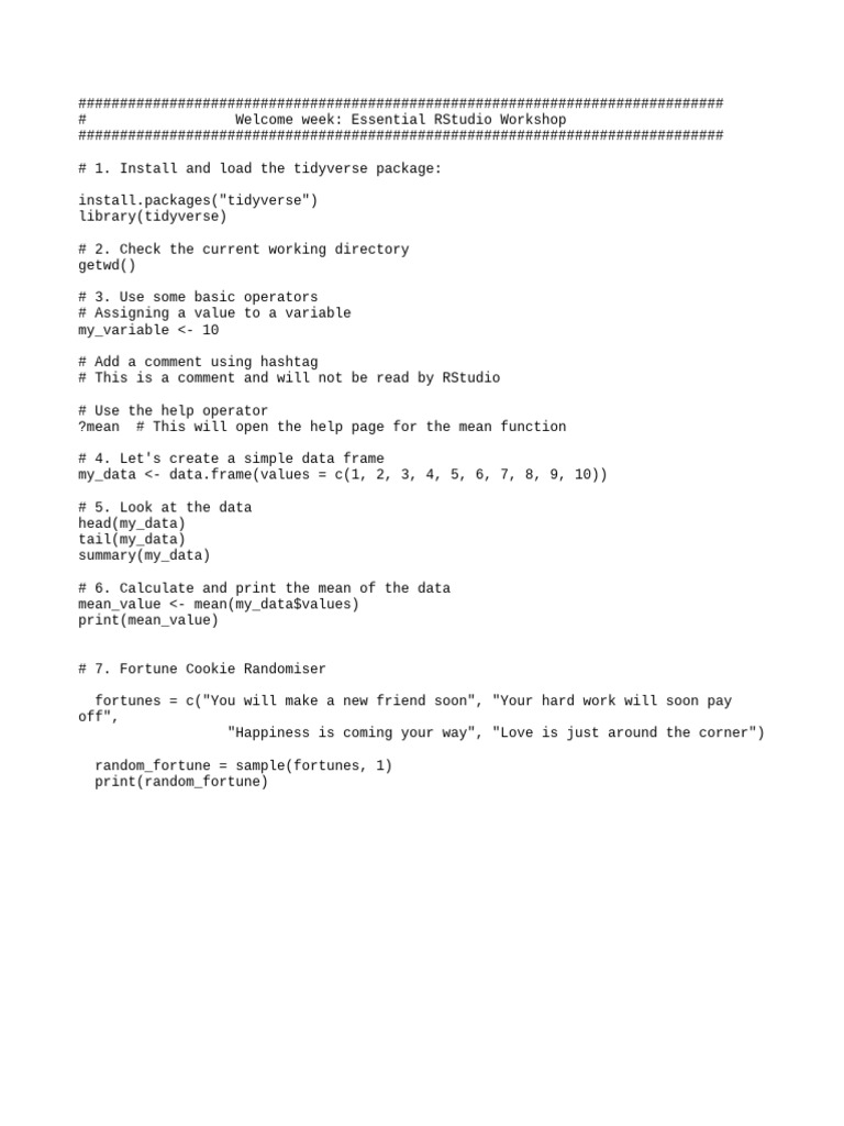 Essential R Script.R | PDF