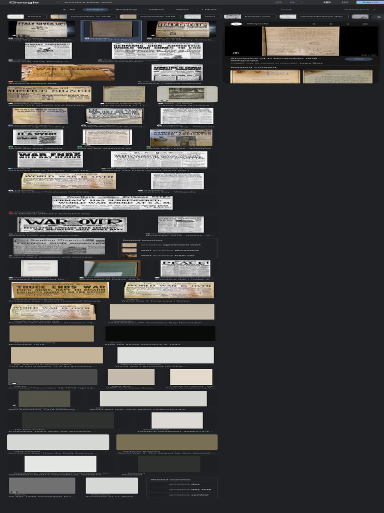 Armistice Paper Ww2 - Google Search | PDF