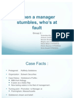 PMS - Manager Stumbles