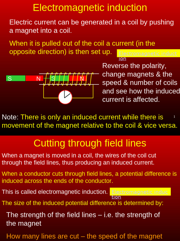 21 Faradays Law-1 | PDF | Electromagnetic Induction | Magnetic Field