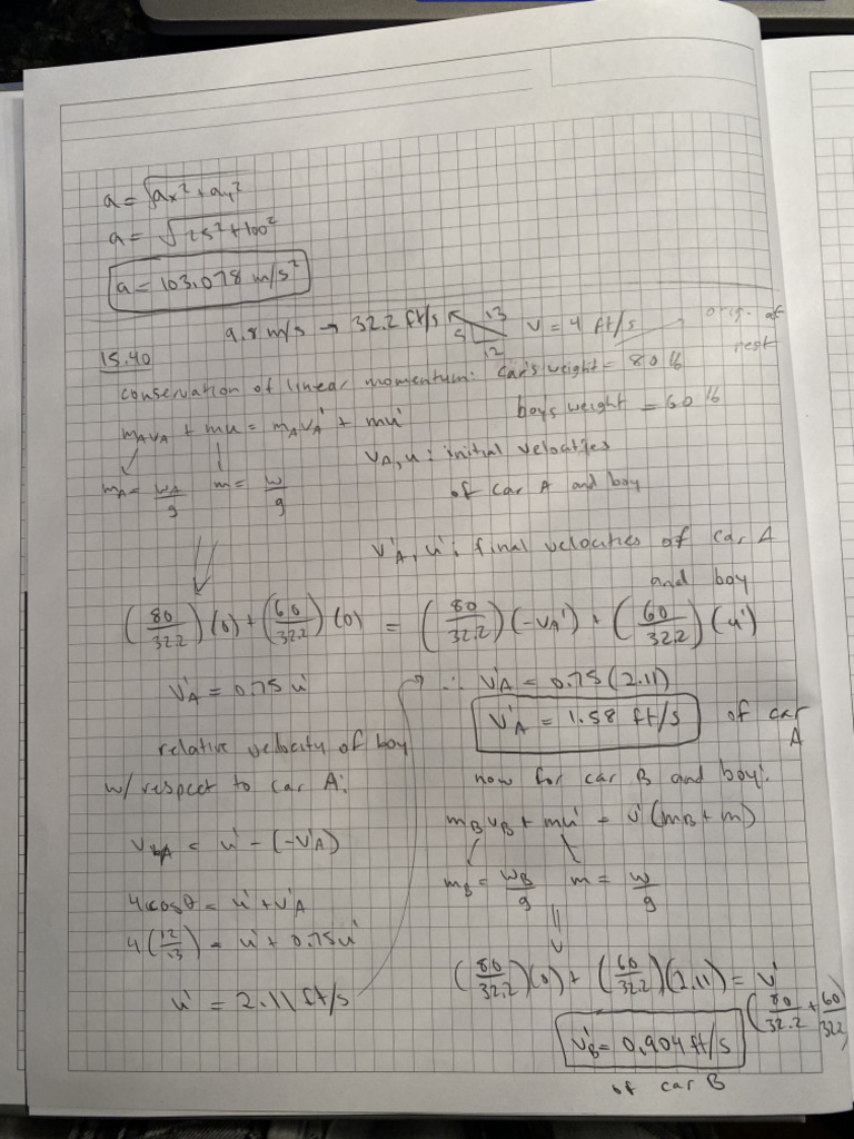 Dynamics Problem Pdf