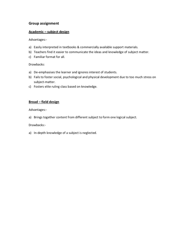 Group Assignment | PDF