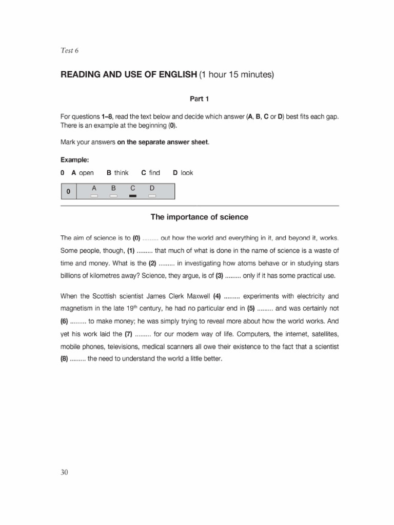 B2 First 2 Test 7 Full Mock Pdf