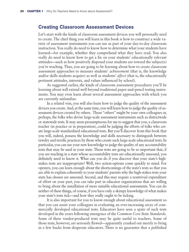 Classroom Assessment WTNTK-pages-23 | PDF | Educational Assessment ...
