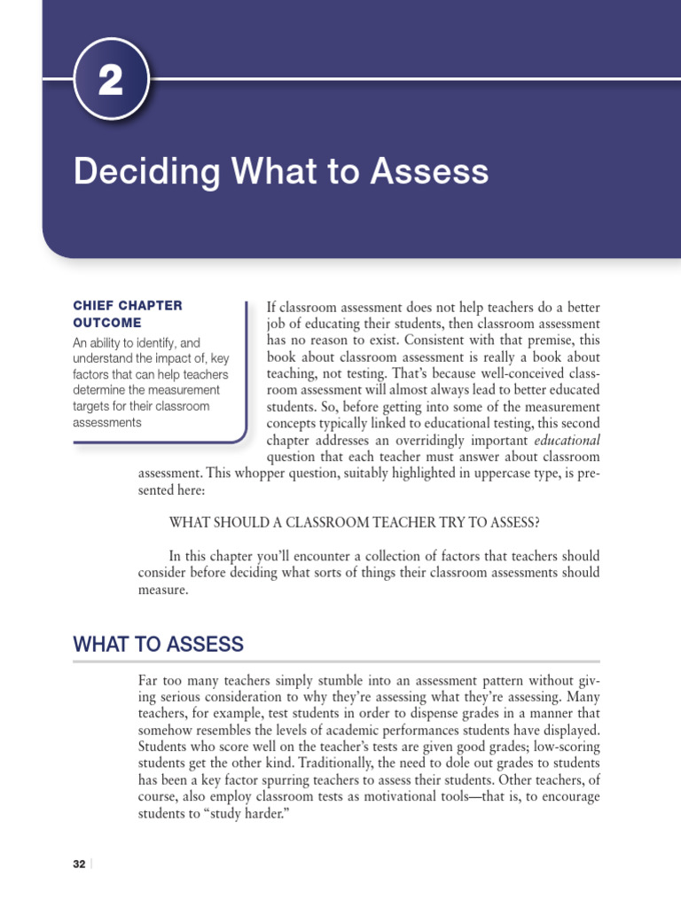 Key Factors in Classroom Assessment | PDF | Teachers | Classroom